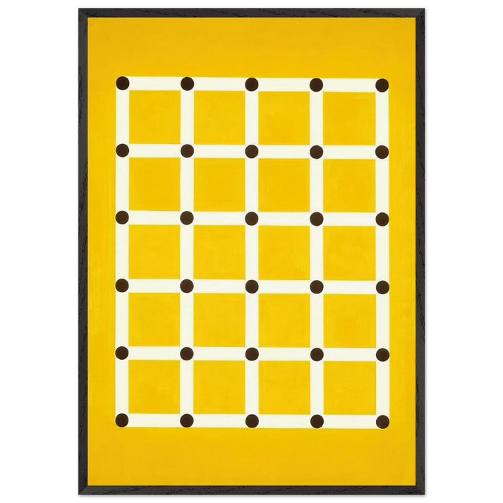 Trellis - 1962 - Jeremy Moon 70x100 cm / 28x40 inches Framed Art Print – Black Wooden Frame