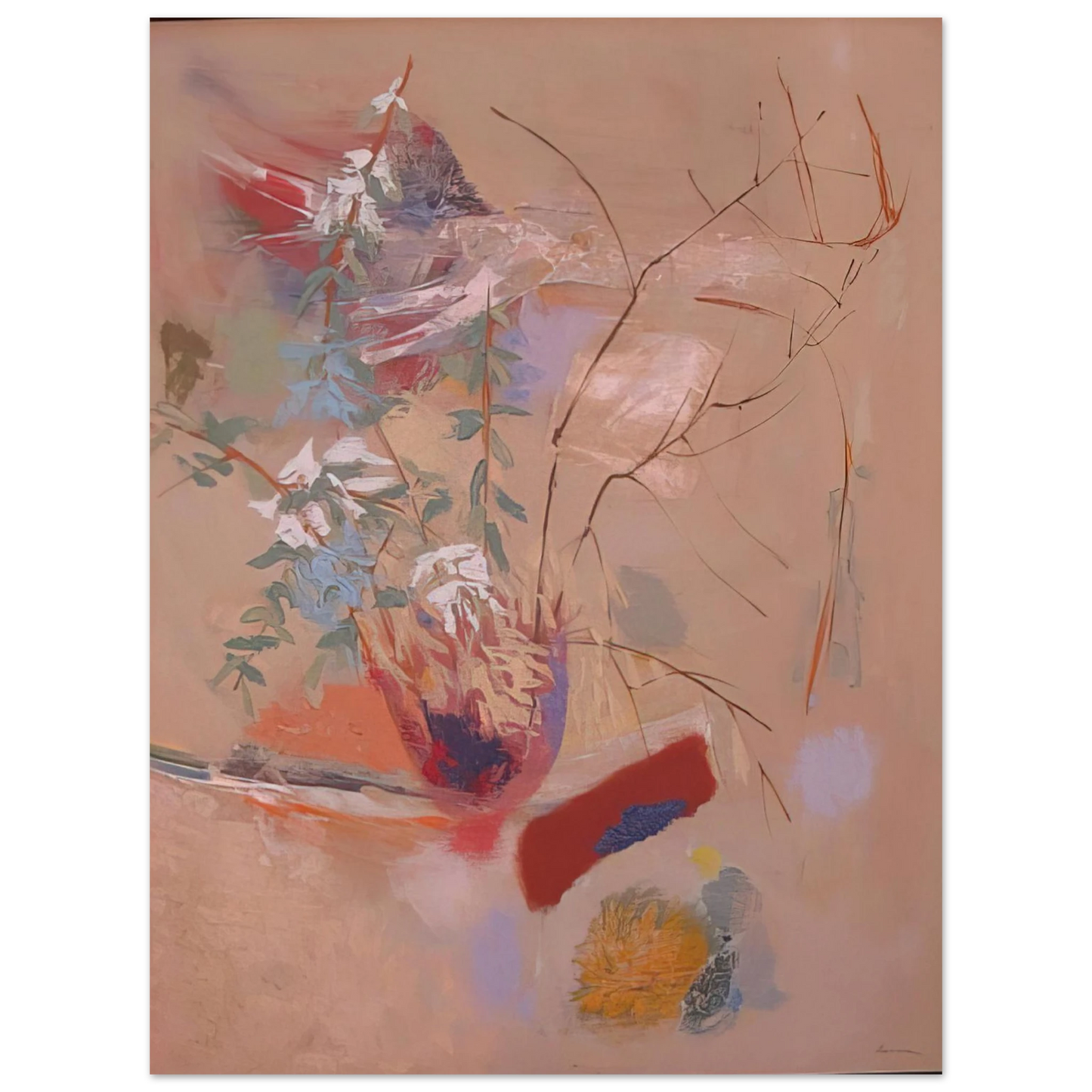 John Ferren - The Bush - 1955 Fine Art Poster - Default Title