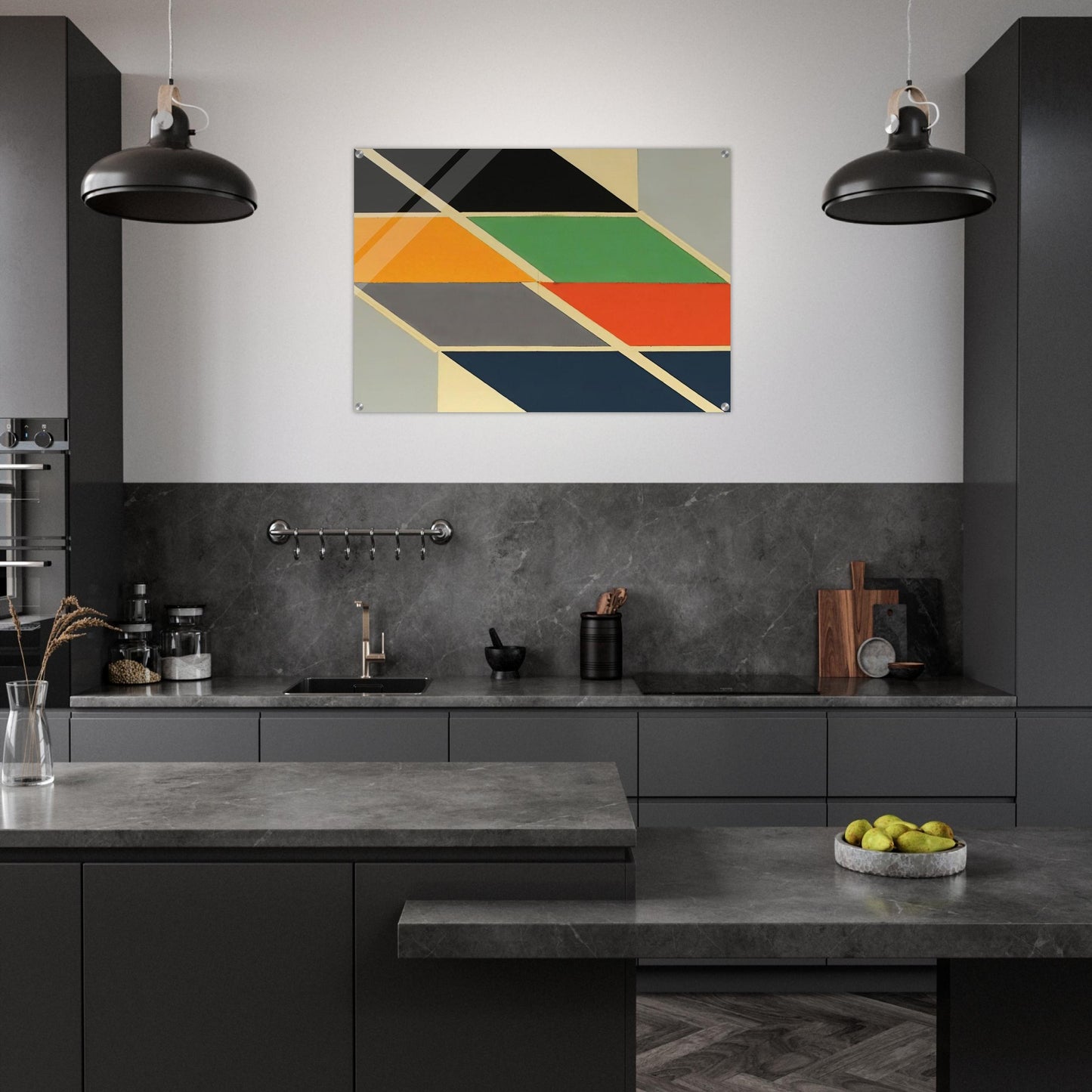 Big Bang Series - 1966 - Larry Zox Acrylic Print - 70x100 cm / 28x40″ inches