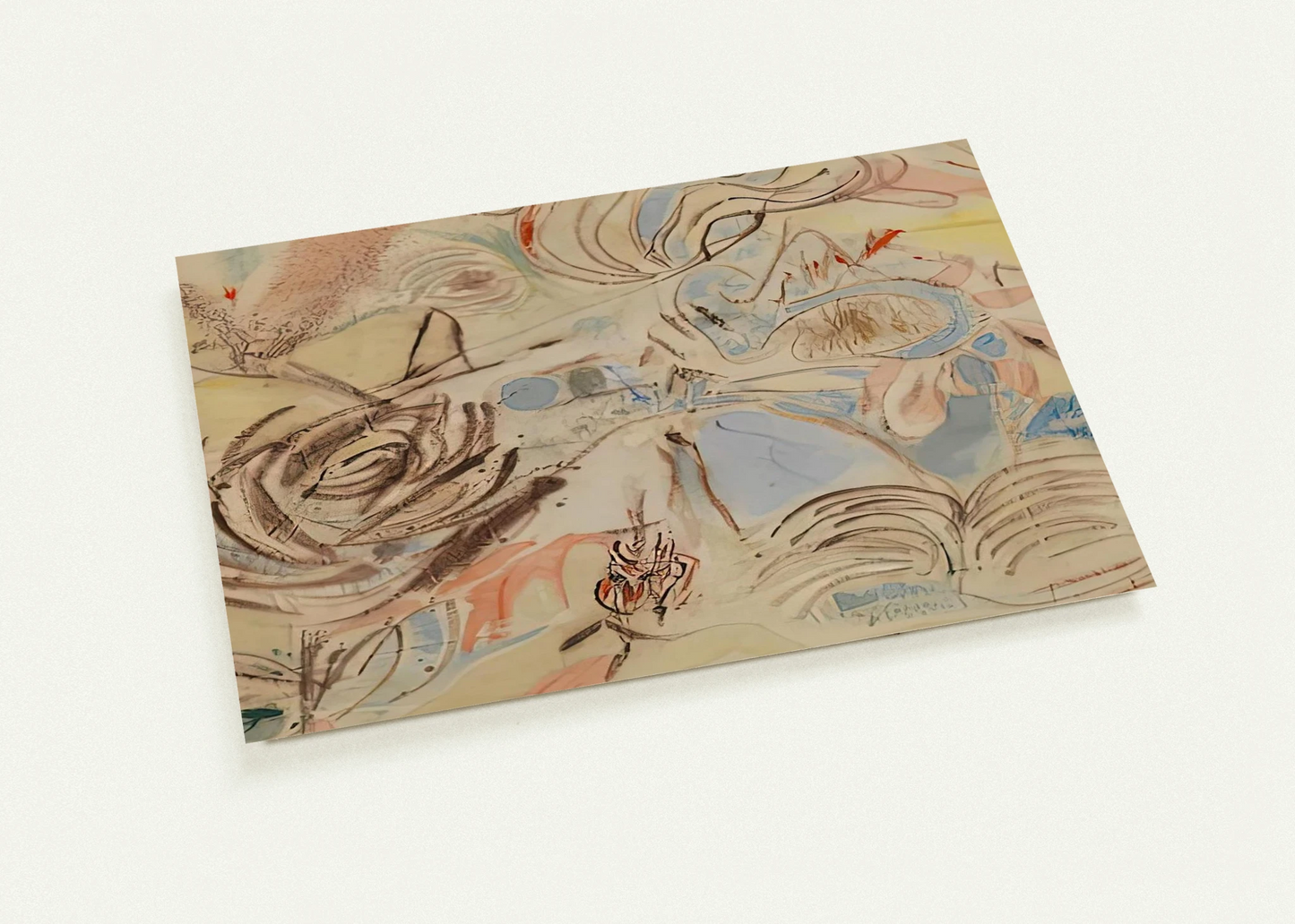 10 29 52, 1952- By Helen Frankenthaler Pack of 10 Post Cards | Helen Frankenthaler Post Cards | A6 (10.5 x 14.8 cm) - 4.1 x 5.8 inches