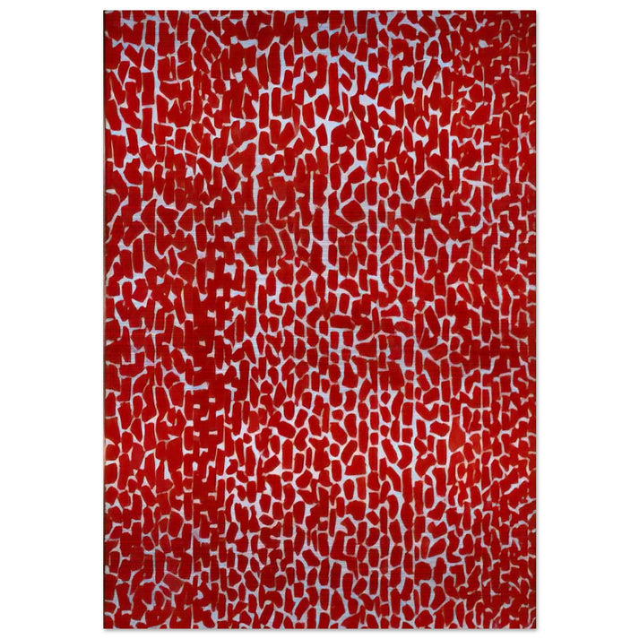 RED ROSE CANTATA 1973 - Alma Woodsey Thomas Brushed Aluminum Print - 70x100 cm / 28x40 inches | Alma Woodsey Thomas Aluminum Print | Alma Woodsey Thomas Prints