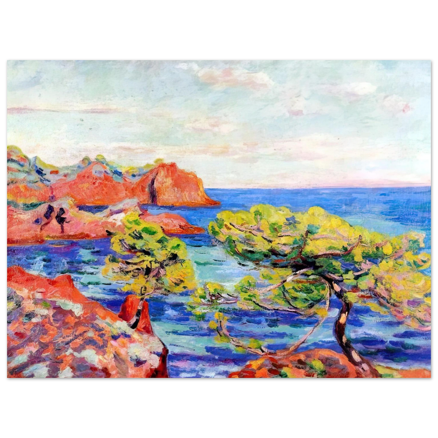 Armand Guillaumin - Le Trayas - 1907 Fine Art Poster - Default Title