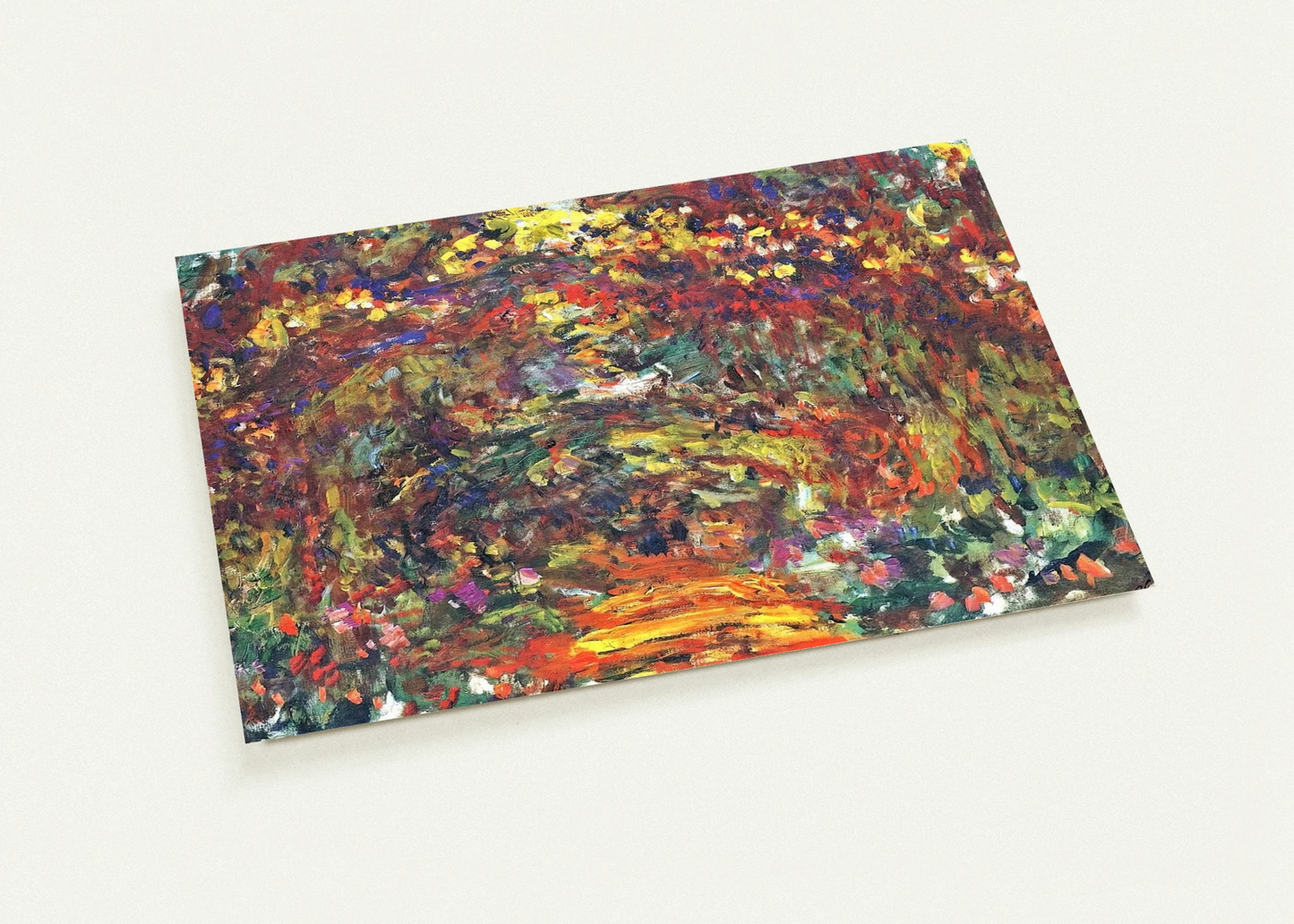 Path under the Rose Trellises, Giverny By claude monet Pack of 10 Post Cards | claude monet Post Cards | A6 (10.5 x 14.8 cm) - 4.1 x 5.8 inches