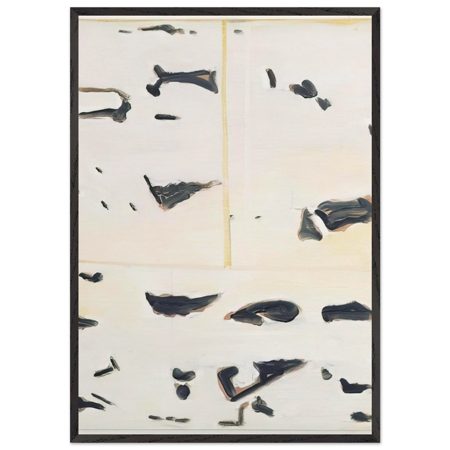 Presto - 2003 N1 - Ralston Crawford Framed Art Print – Black Wooden Frame - Default Title - -Framed Art Print