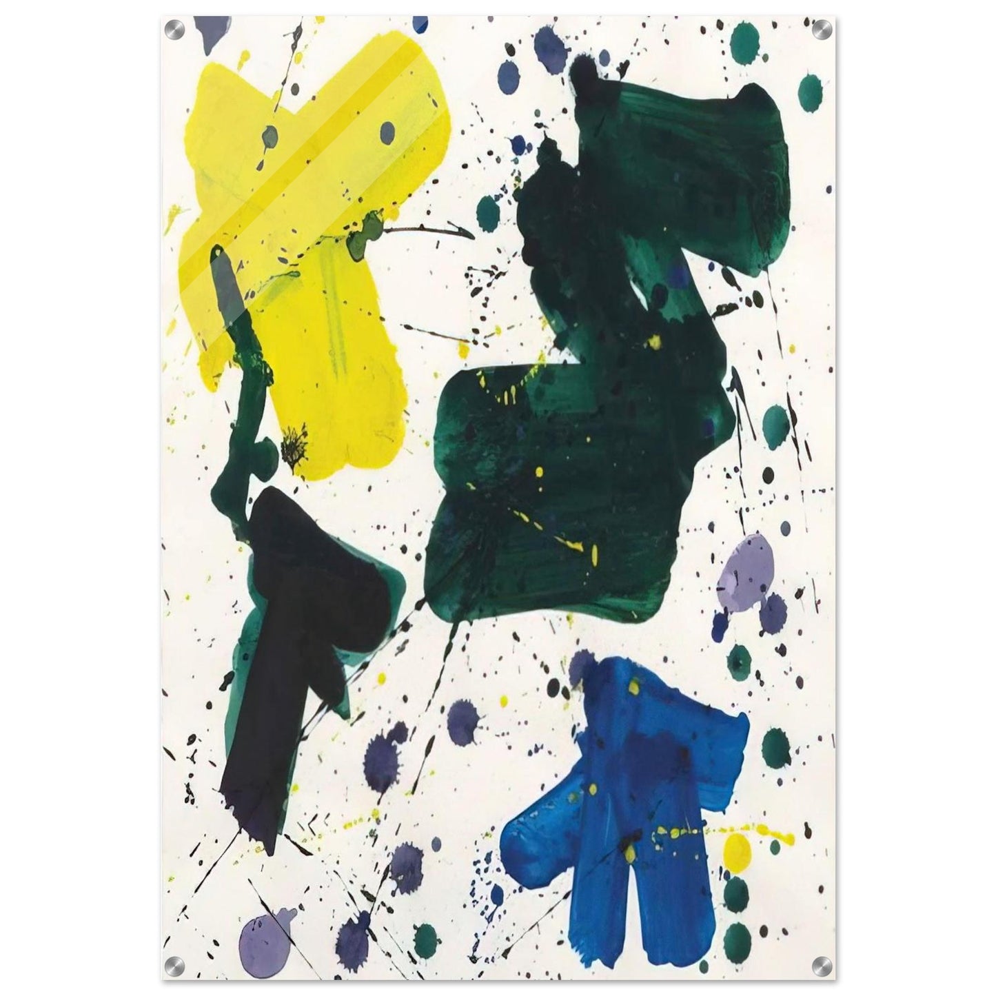 Untitled II - Sam Francis Acrylic Print - 70x100 cm / 28x40″ inches