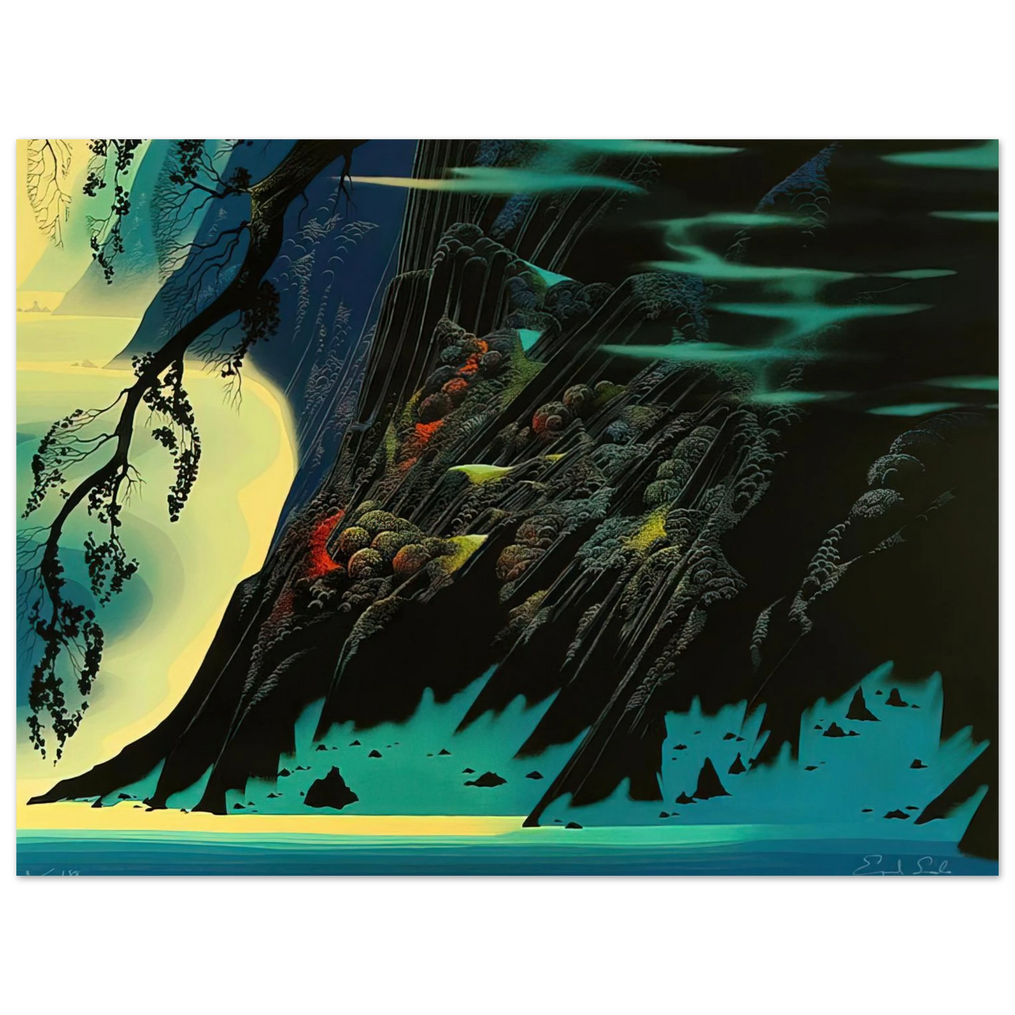 Eyvind Earle - Coastal Magic Fine Art Poster - Default Title