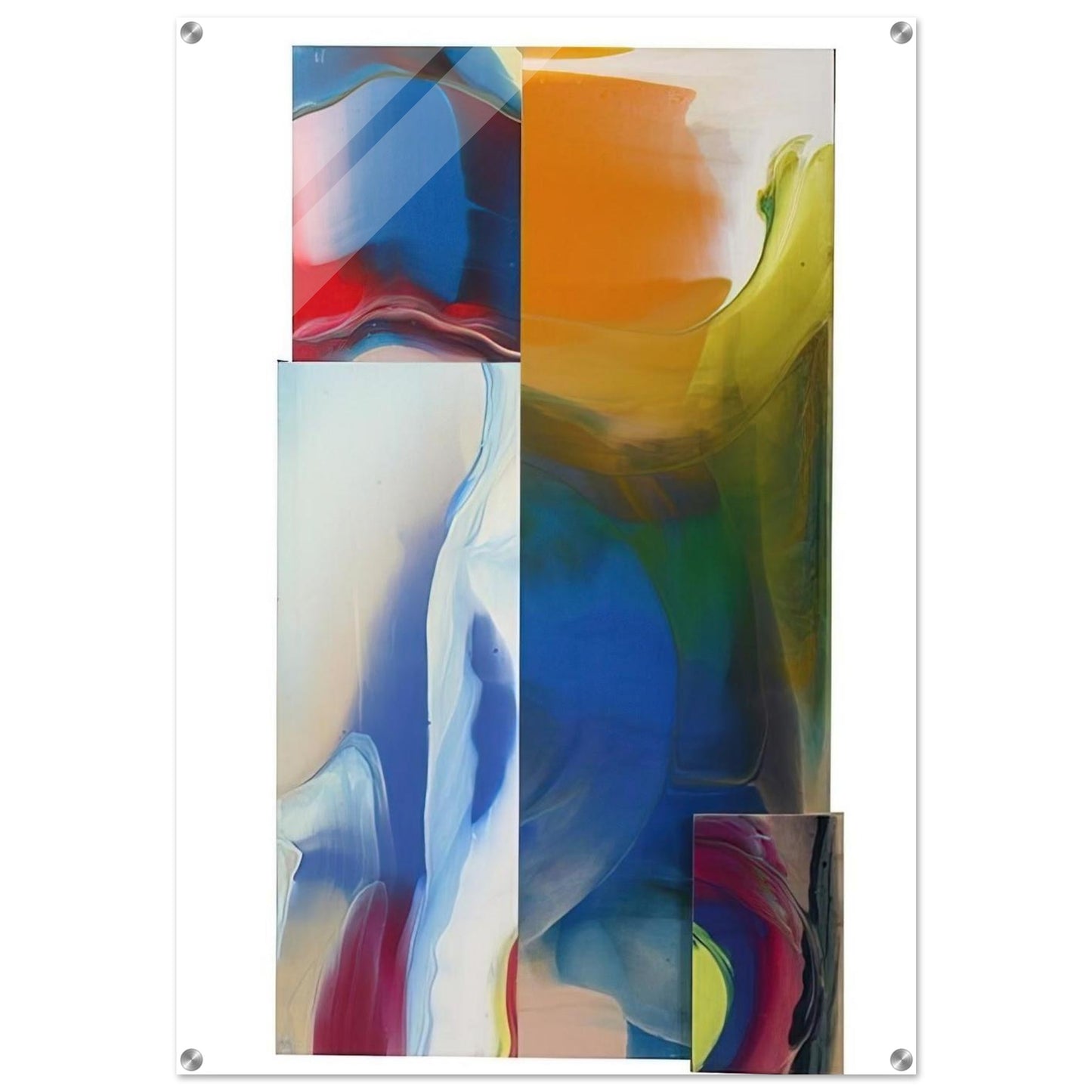 Lot and Square - Sam Gilliam Acrylic Print - 70x100 cm / 28x40″ inches