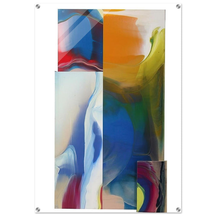 Lot and Square - Sam Gilliam Acrylic Print - 70x100 cm / 28x40″ inches