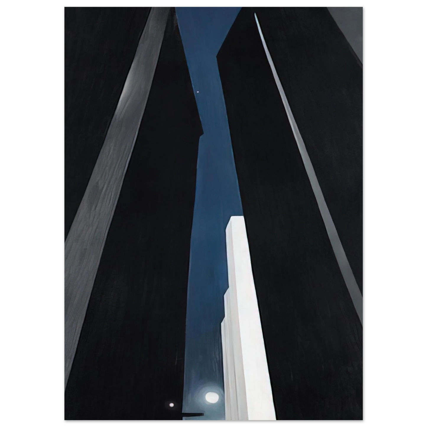 Georgia O'Keeffe - City Night Fine Art Poster - 75x100 cm / 30x40 inches