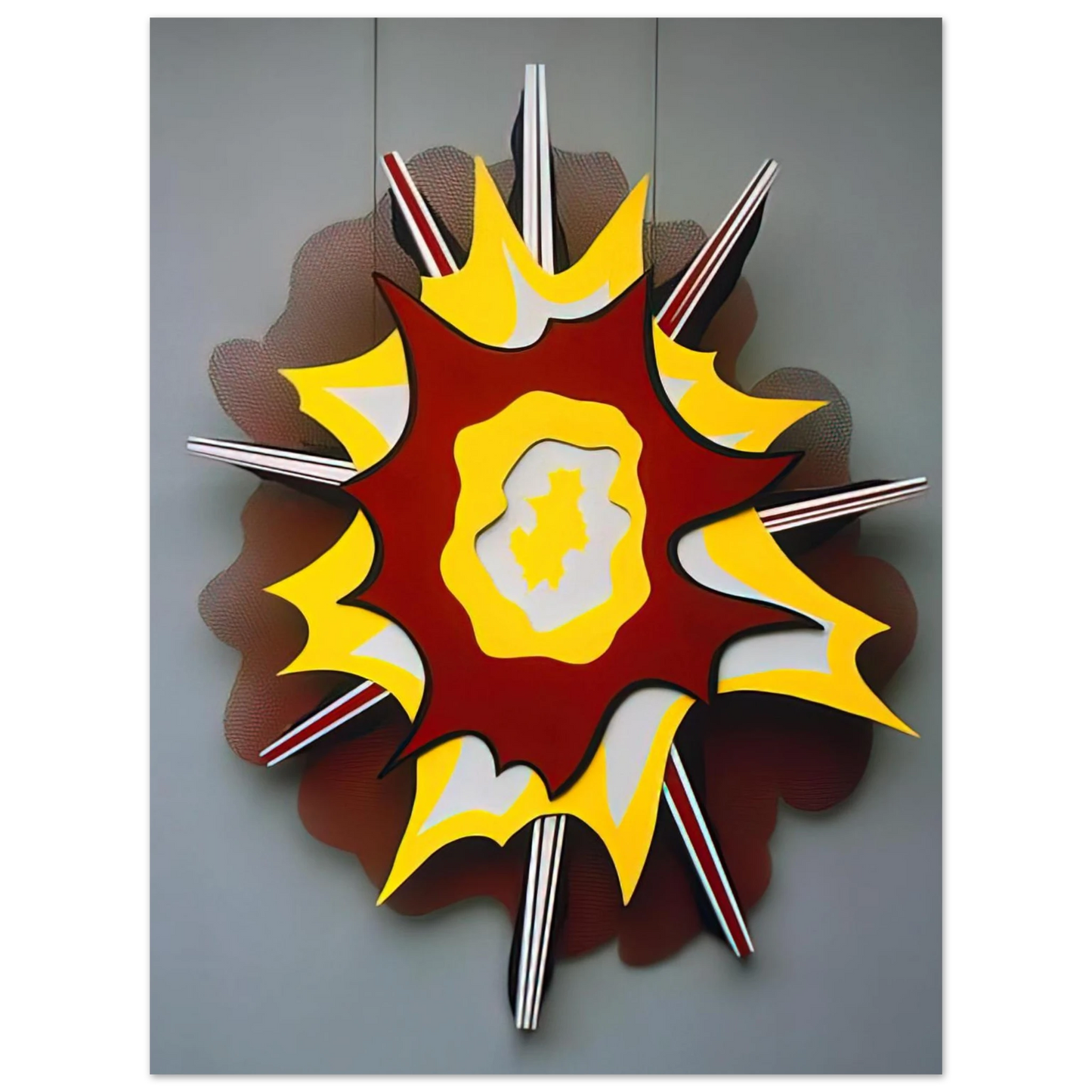 Roy Lichtenstein - EXPLOSION I 1965 Fine Art Poster - Default Title