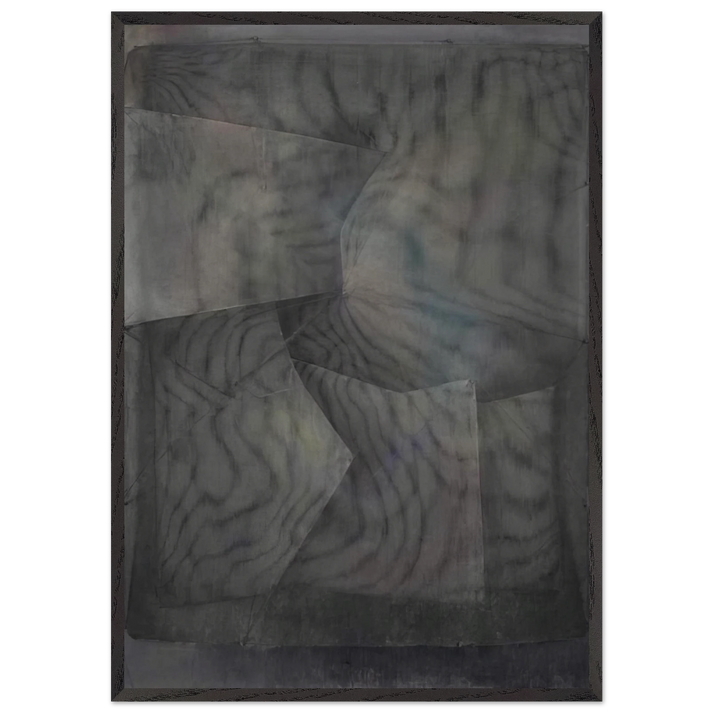 La voz de la luz 1 III - 1989 - Manuel Rivera 70x100 cm / 28x40 inches Framed Art Print – Black Wooden Frame