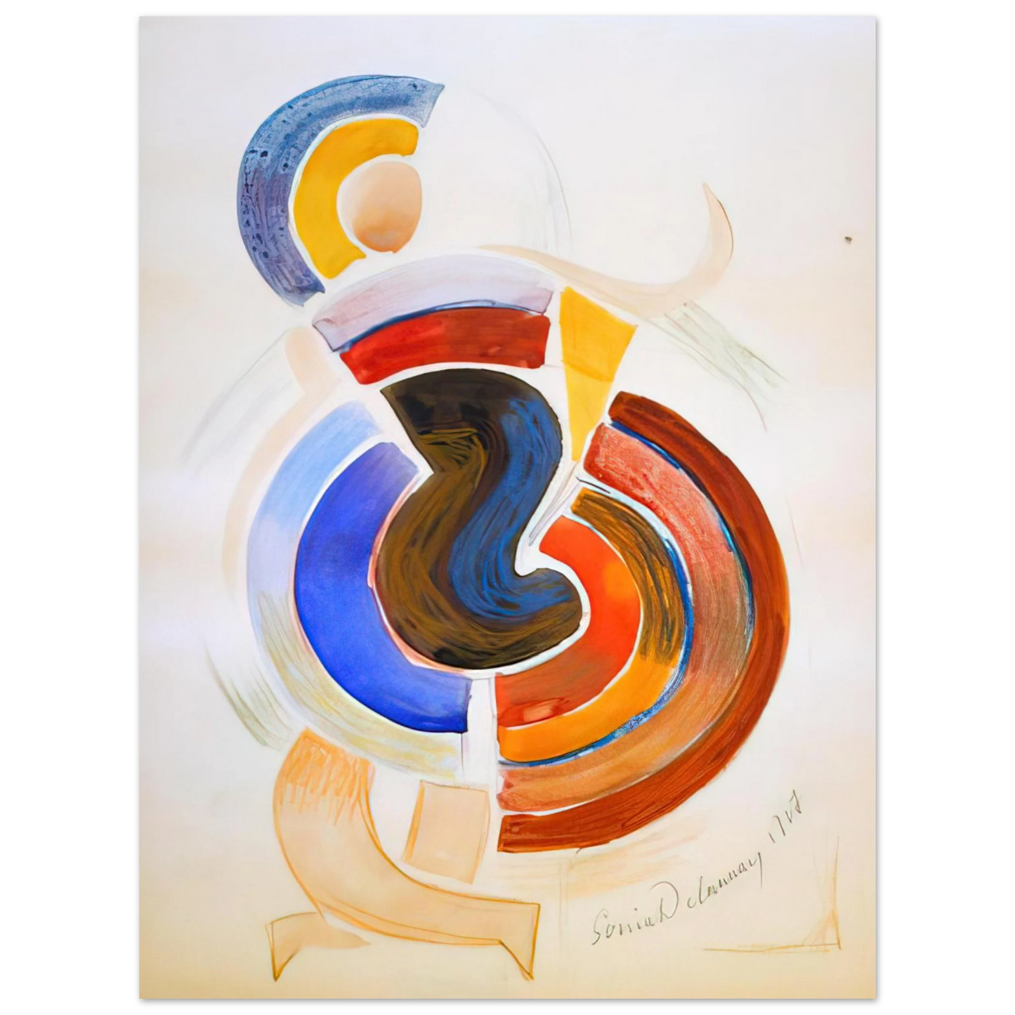 Sonia Delaunay - UTITLED Fine Art Poster - Default Title
