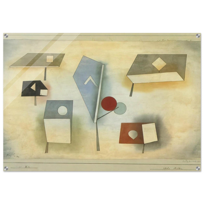 SIX SPECIES 1921 - Paul Klee Acrylic Print - 70x100 cm / 28x40″ inches