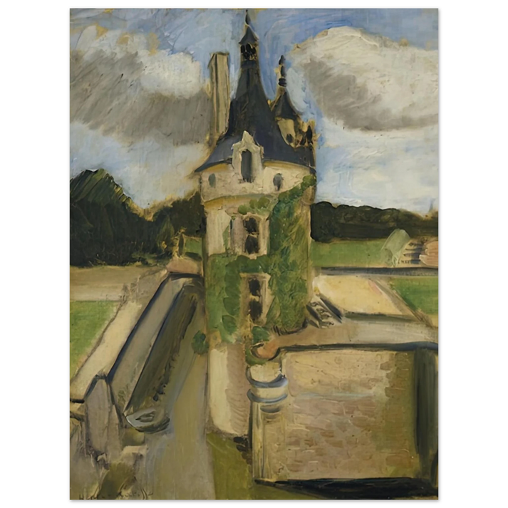 Henri Matisse - LLA TOUR DE CHENONCEAUX 1917 75x100 cm / 30x40inches Fine Art Poster