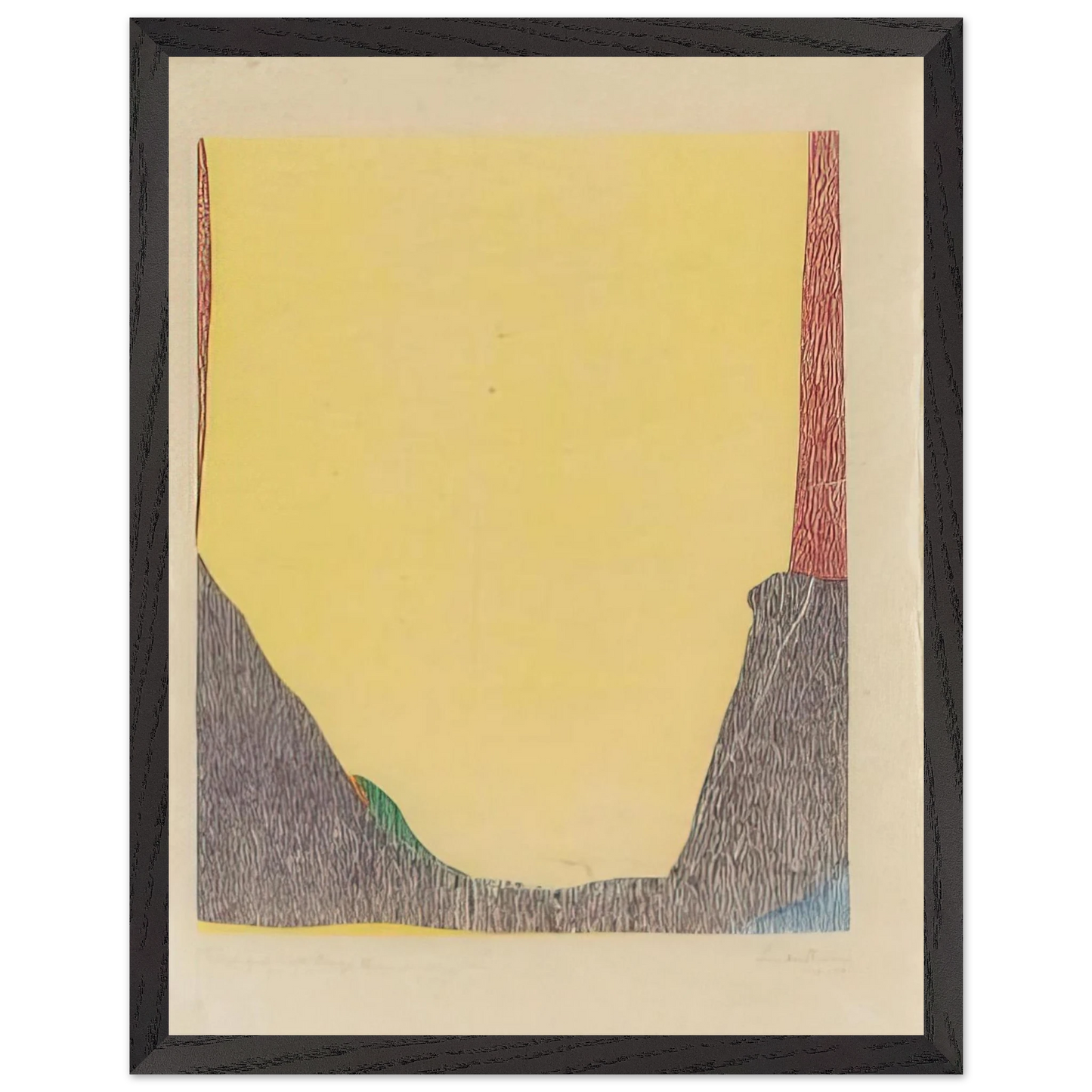 Helen Frankenthaler - East and Beyond - 1973 Wall art - A2 (42 x 59.4 cm) - Fine Art Poster - -