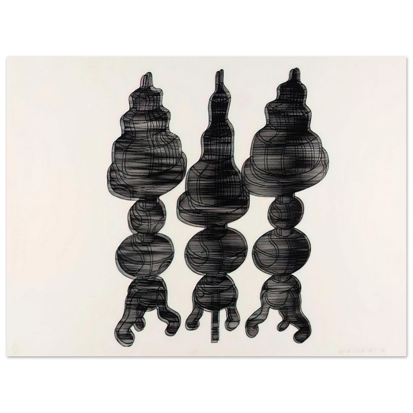 Dieter Roth - 3 Cakes on Swivel Chairs - 1971 Fine Art Poster - Default Title