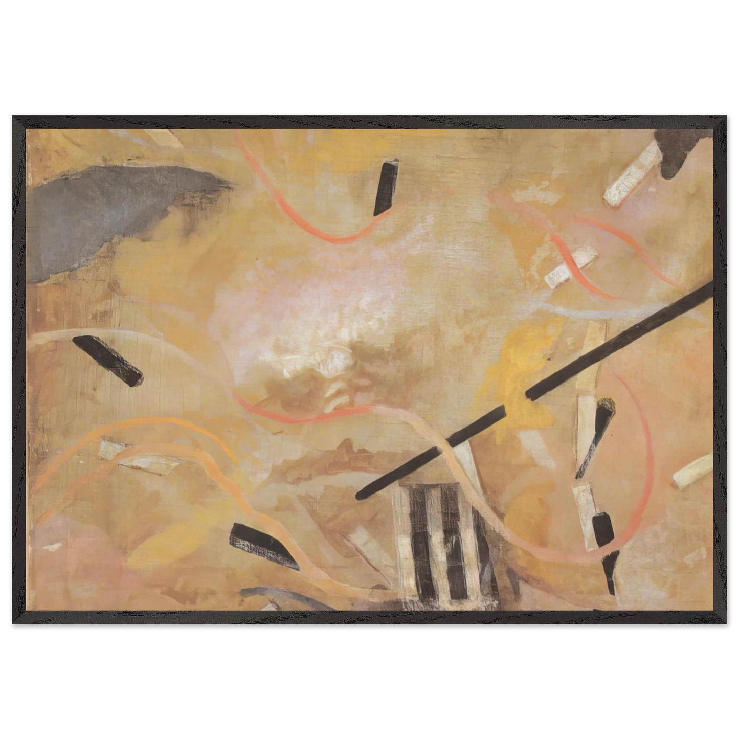 The tendency of aesthetic idealism - 1918 - Julius Evola Framed Art Print – Black Wooden Frame - Default Title - -Framed Art Print