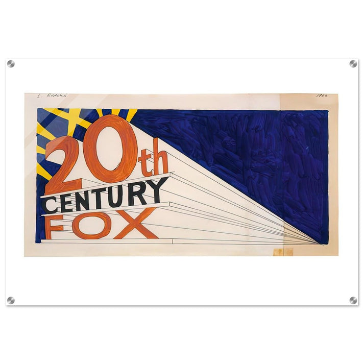 TRADEMARK 7 1962 - Edward Ruscha Acrylic Print - 70x100 cm / 28x40″ inches