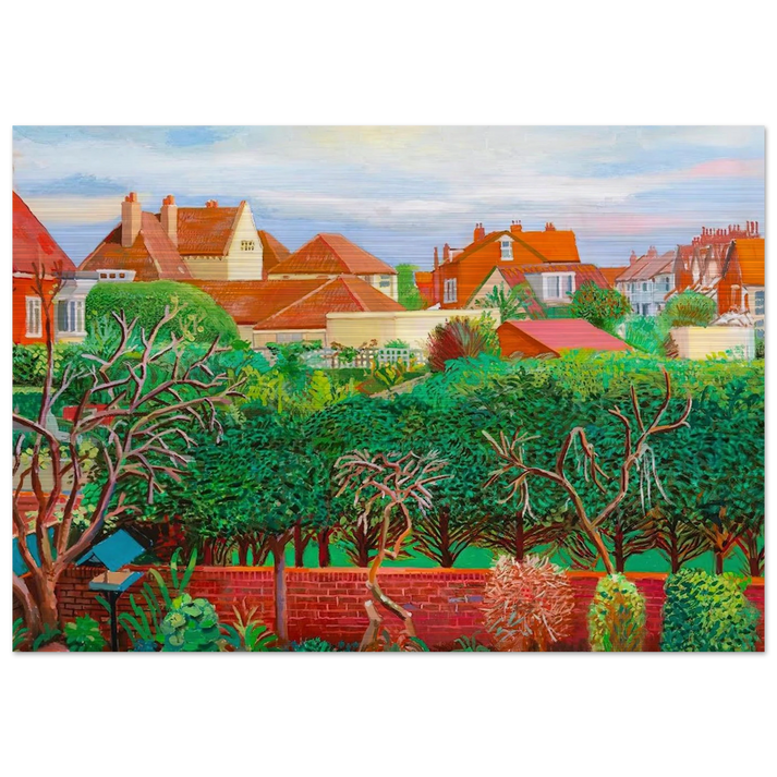 David Hockney - David Hockney Brushed Aluminum Print - 70x100 cm / 28x40 inches | David Hockney Aluminum Print | David Hockney Prints | David Hockney Art | Artwork by David Hockney