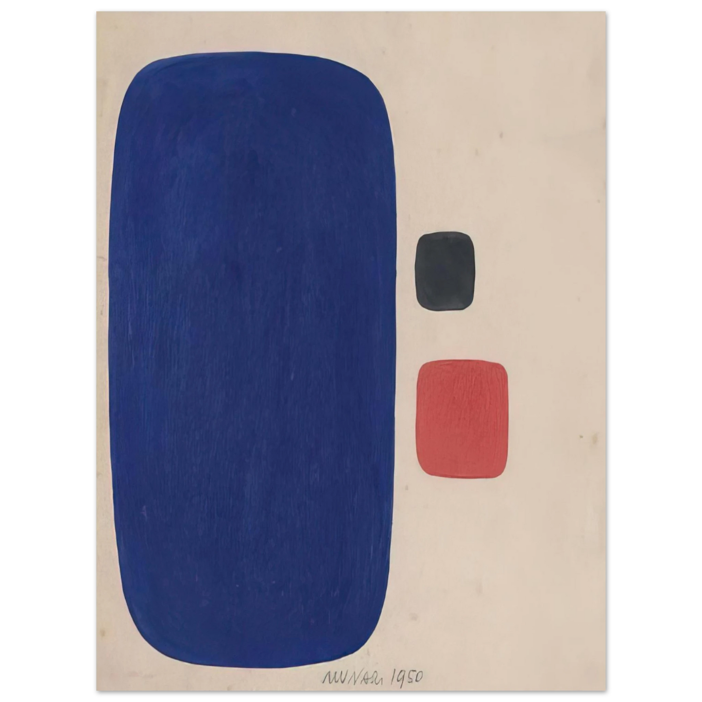 Bruno Munari - Composizione - 1950 Fine Art Poster - Default Title