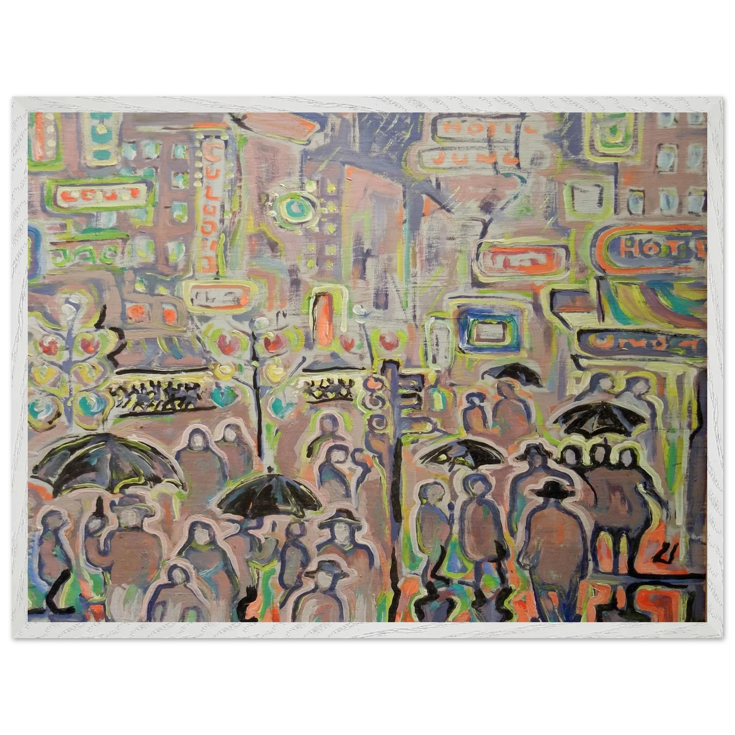 Walter Inglis Anderson - Walter Anderson Wall art - 70x100 cm / 28x40 inches - Premium Wooden Framed Poster With Fine Art Paper - White frame