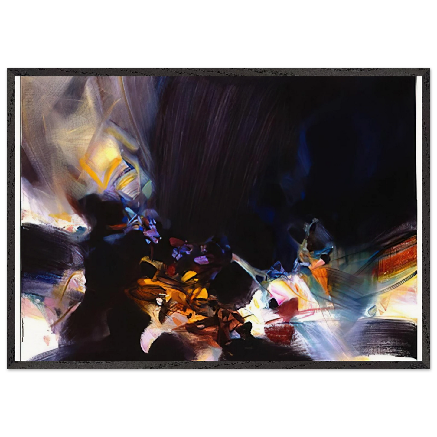 RITUELS 1996 - Chu teh Chun Framed Art Print – Black Wooden Frame - Default Title - -Framed Art Print