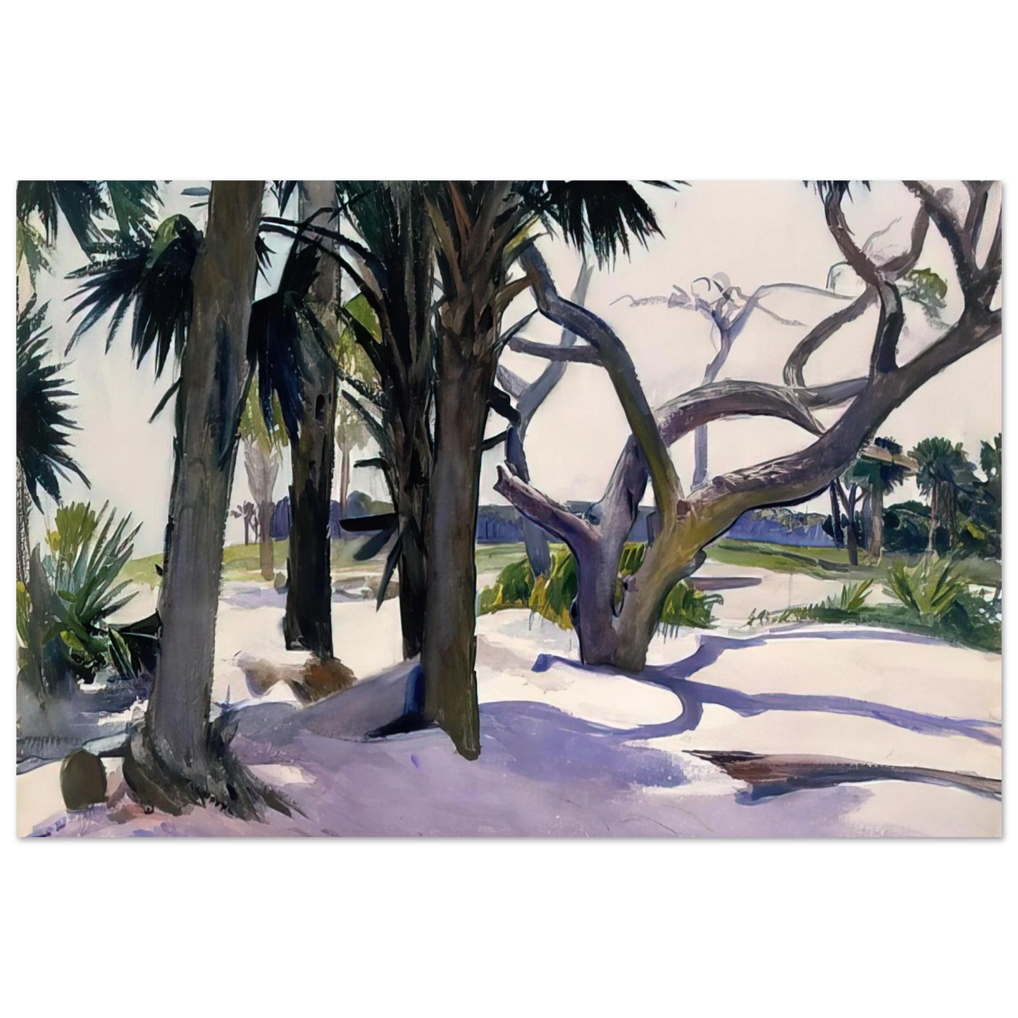 Edward Hopper - Folly Beach, Charleston, South Carolina Fine Art Poster - 75x100 cm / 30x40 inches