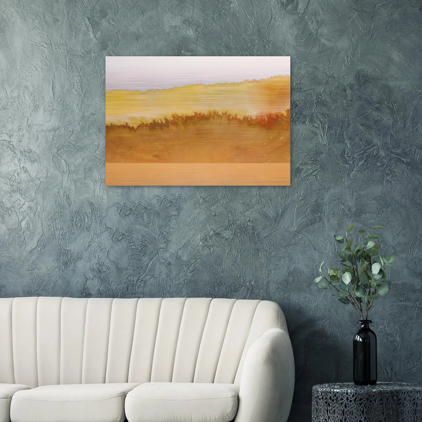 Sun Castle - 1979 - Ronnie Landfield Brushed Aluminum Print - 70x100 cm / 28x40 inches | Ronnie Landfield Aluminum Print | Ronnie Landfield Prints