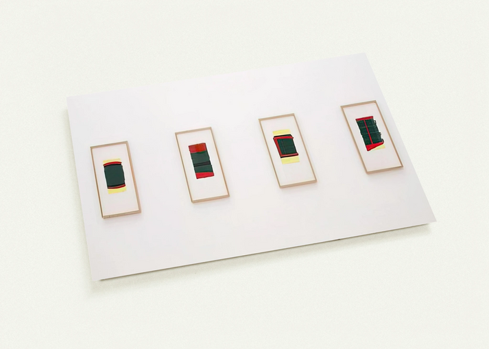 OHNE TITEL F R THORDES 1976 By BLINKY PALERMO Pack of 10 Post Cards | BLINKY PALERMO Post Cards | A6 (10.5 x 14.8 cm) - 4.1 x 5.8 inches