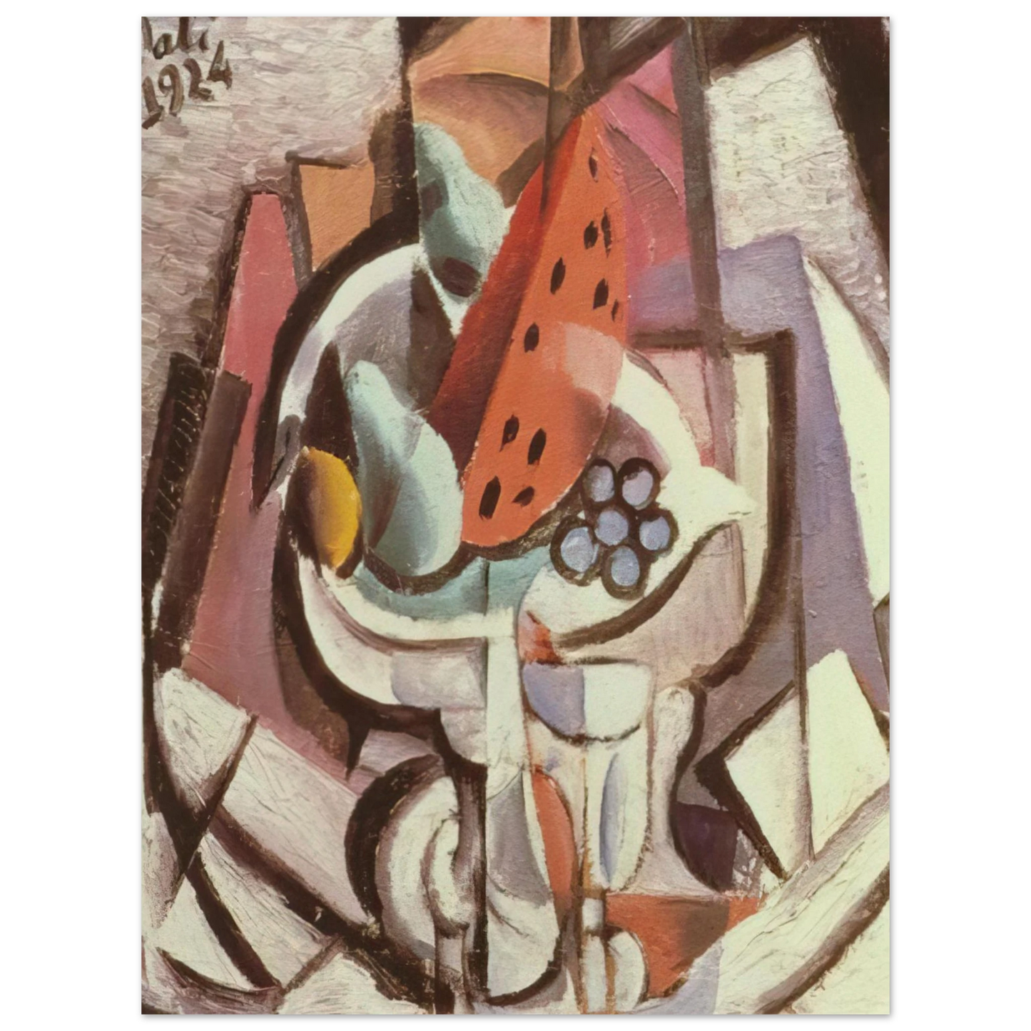 Salvador Dali - STILL LIFE WATERMELON Fine Art Poster - Default Title