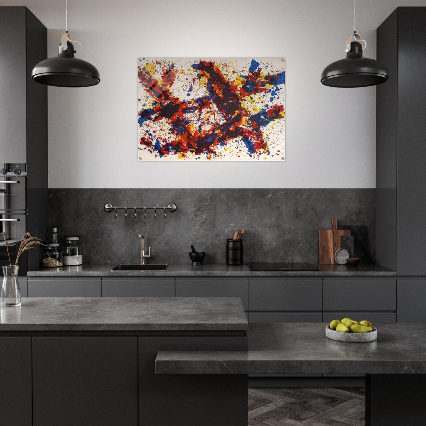 Firewood - Sam Francis Acrylic Print - 70x100 cm / 28x40″ inches