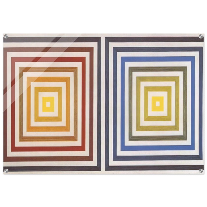 From Yellow to Violet - 1956 - Francois Morellet Acrylic Print - 70x100 cm / 28x40″ inches