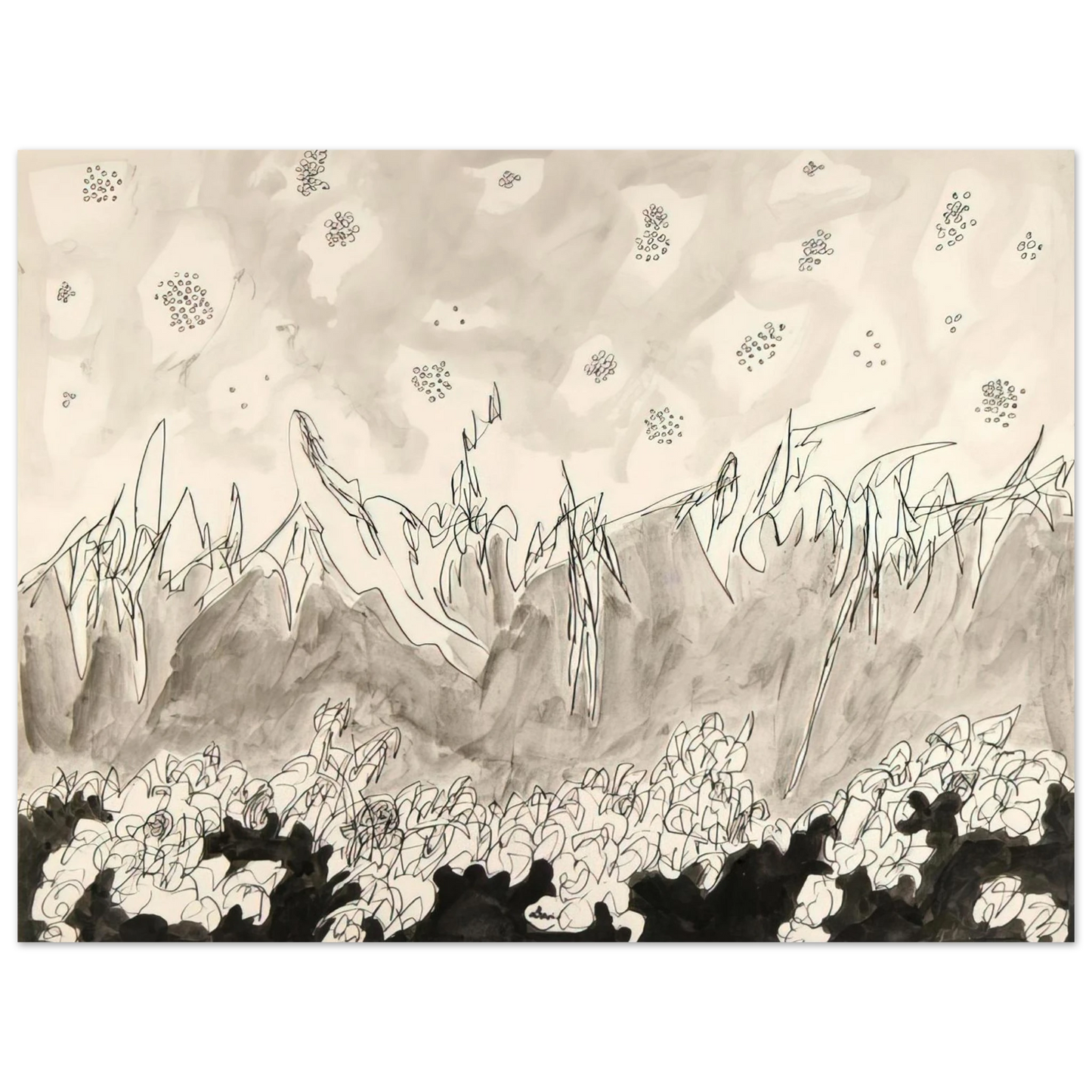 Gene Davis - Seascape - 1952 Fine Art Poster - Default Title