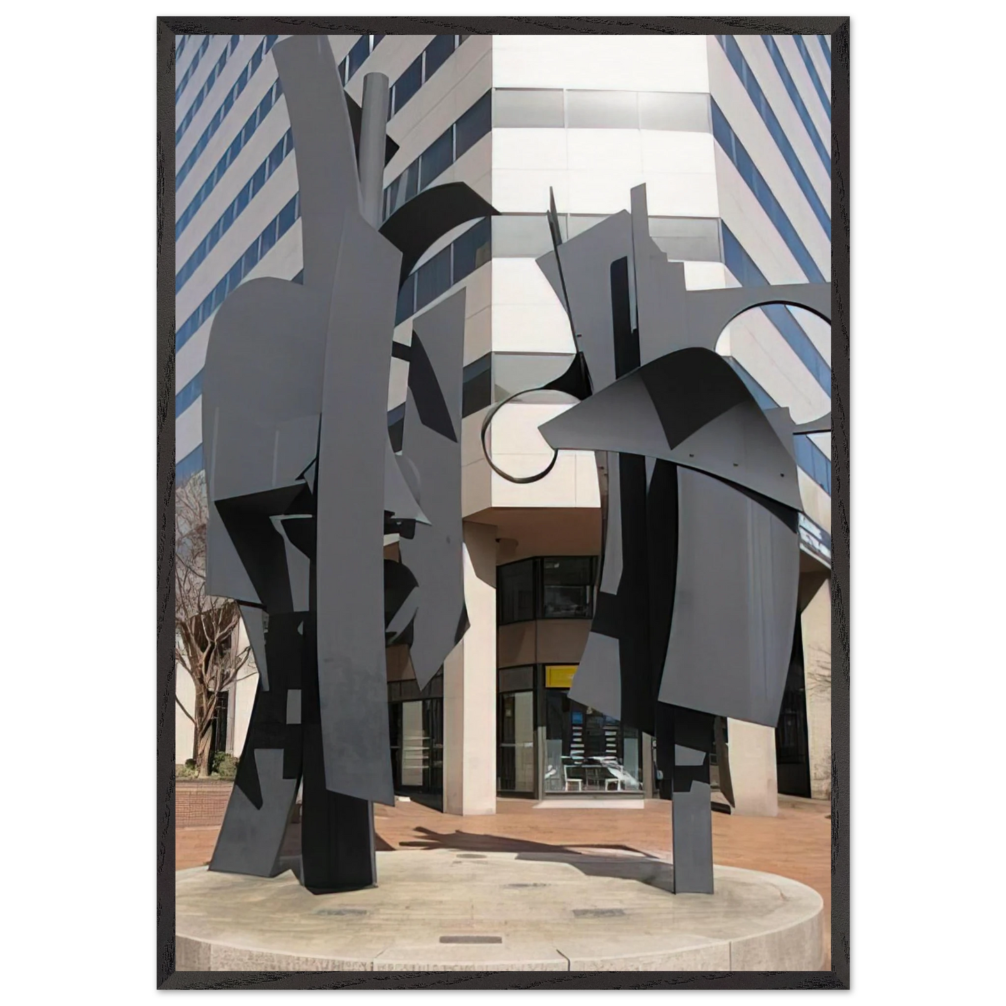 SKY LANDSCAPE 1988 - Louise Nevelson 70x100 cm / 28x40 inches Framed Art Print – Black Wooden Frame