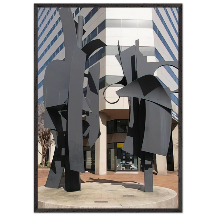 SKY LANDSCAPE 1988 - Louise Nevelson 70x100 cm / 28x40 inches Framed Art Print – Black Wooden Frame