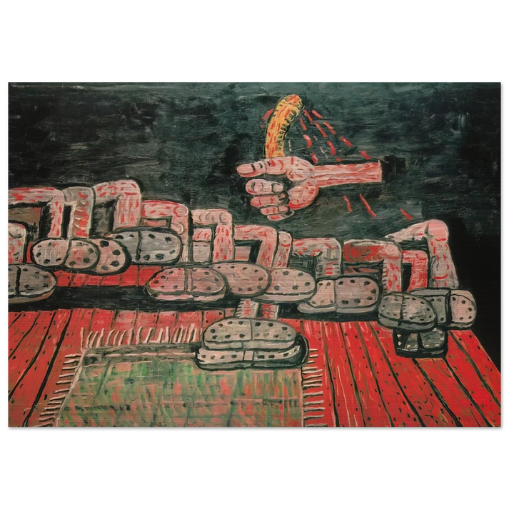 ROOM - Philip Guston Brushed Aluminum Print - 70x100 cm / 28x40 inches | Philip Guston Aluminum Print | Philip Guston Prints