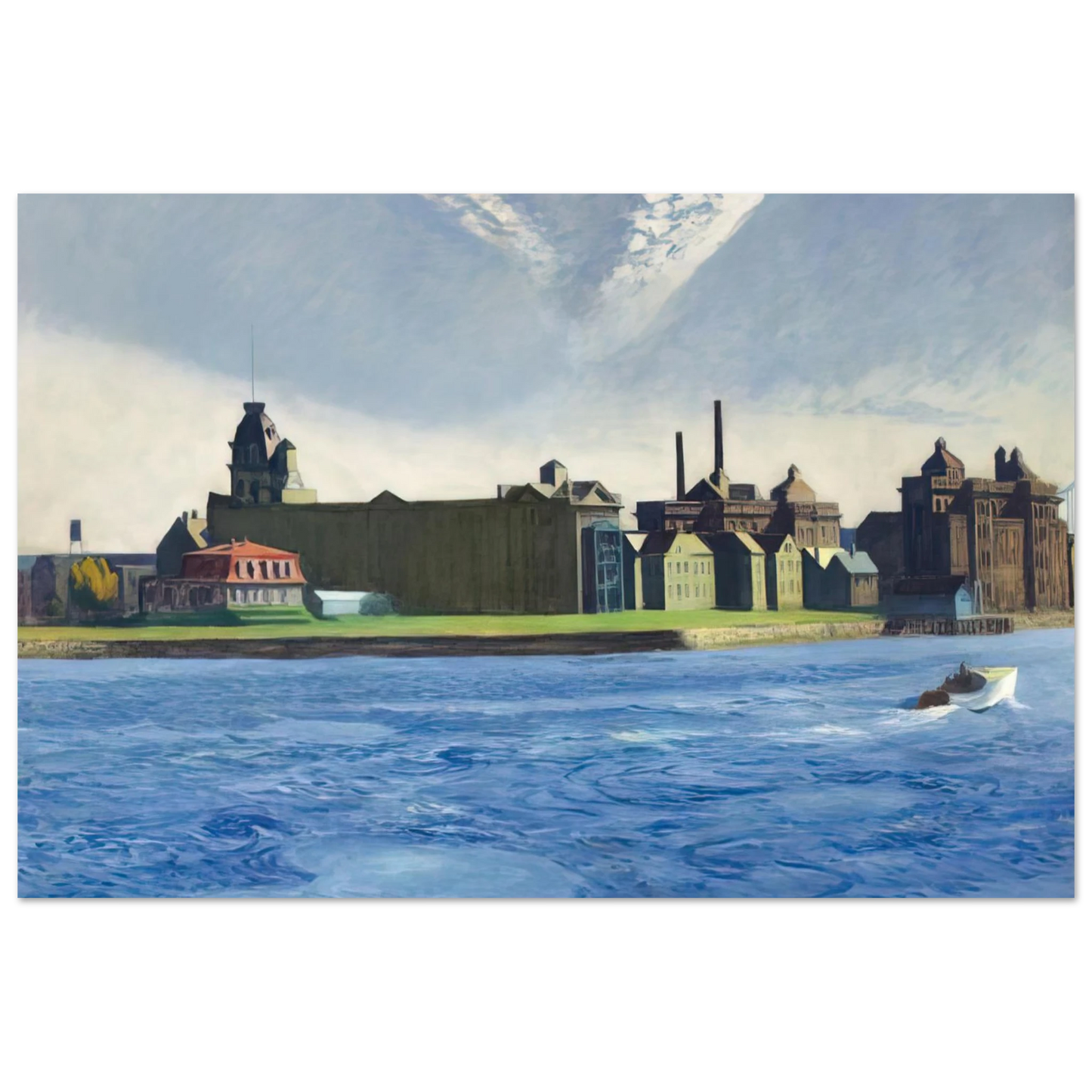 Edward Hopper - Blackwell s Island Fine Art Poster - 40x60 cm / 16x24 inches
