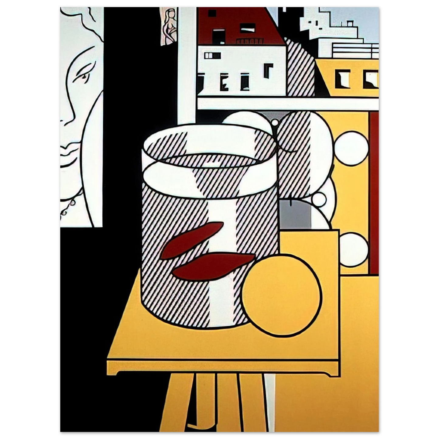 Roy Lichtenstein - STILL LIFE WITH GOLDFISH 1974 Fine Art Poster - Default Title