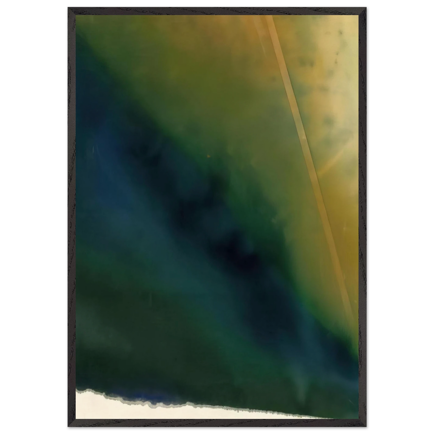 Light Fan - Sam Gilliam 70x100 cm / 28x40 inches Framed Art Print – Black Wooden Frame