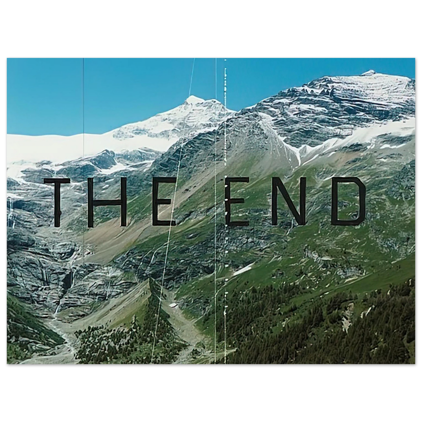 Edward Ruscha - THE END 87 2010 Fine Art Poster - Default Title