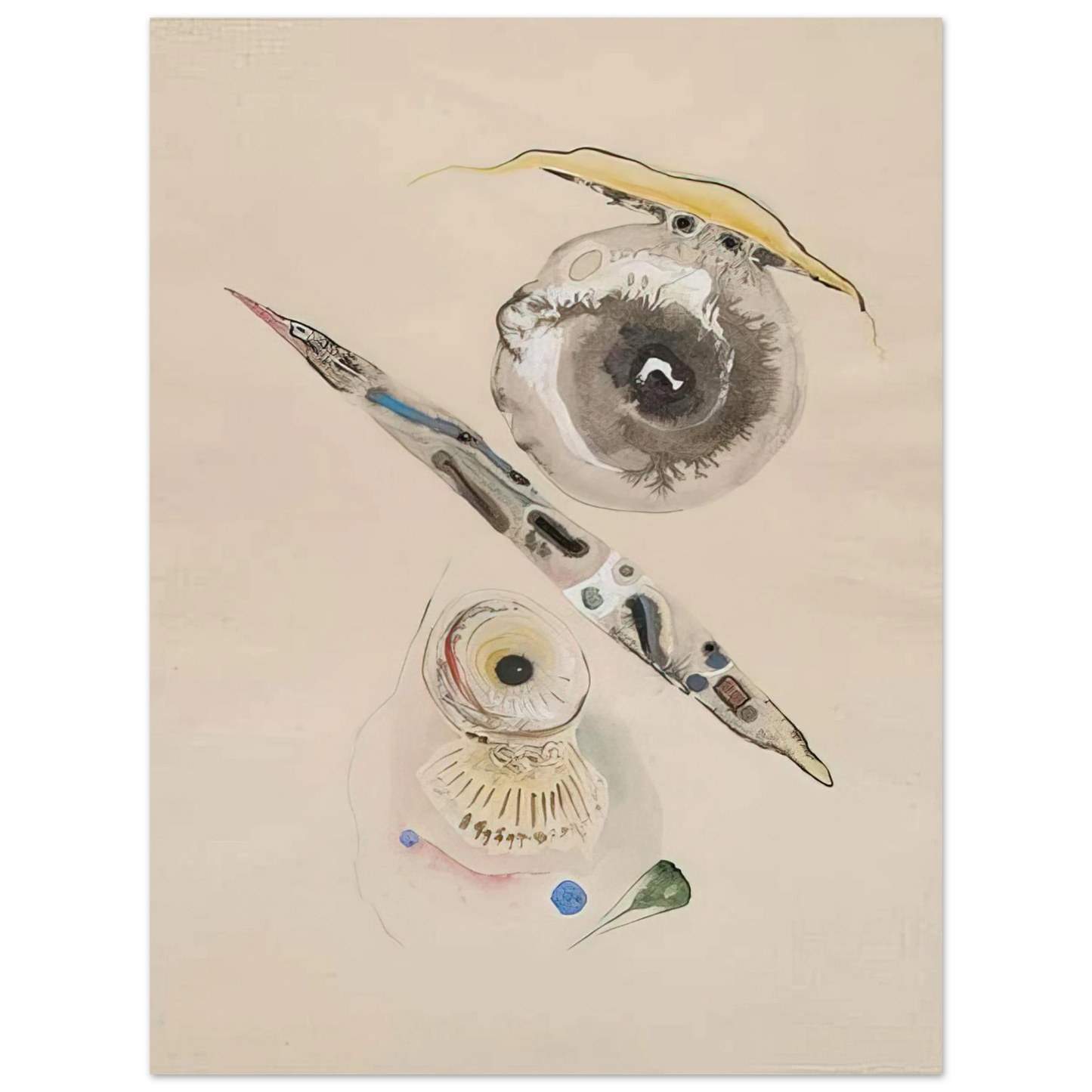 Rudolf Bauer - UNTITLED Fine Art Poster - Default Title