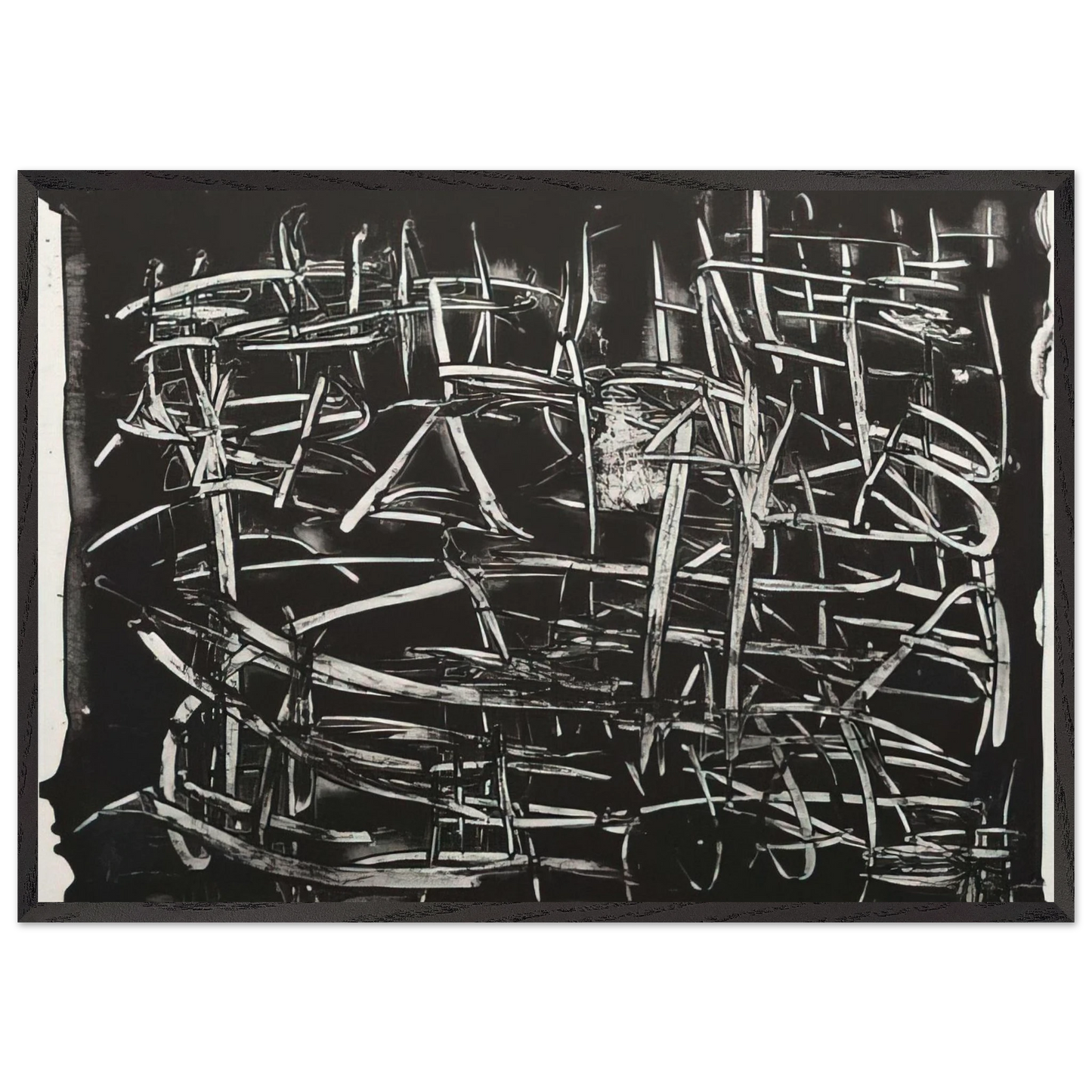 Alba - 1997 - Gunther Forg 70x100 cm / 28x40 inches Framed Art Print – Black Wooden Frame