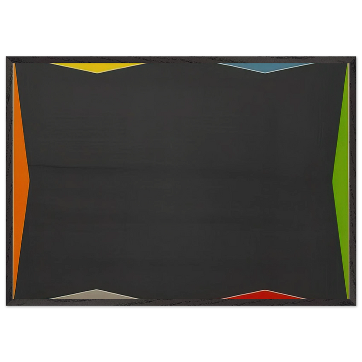 Alto Velto - 1969 - Larry Zox 70x100 cm / 28x40 inches Framed Art Print – Black Wooden Frame