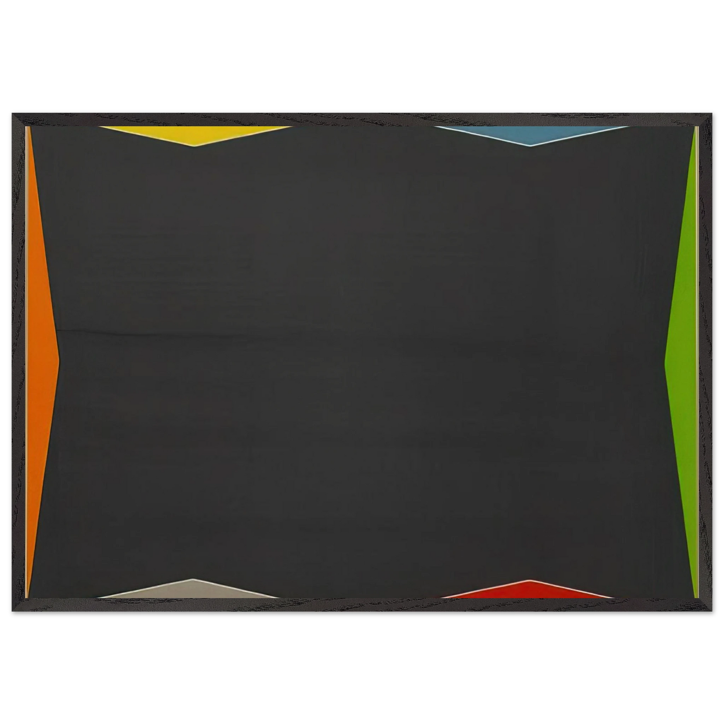 Alto Velto - 1969 - Larry Zox 70x100 cm / 28x40 inches Framed Art Print – Black Wooden Frame