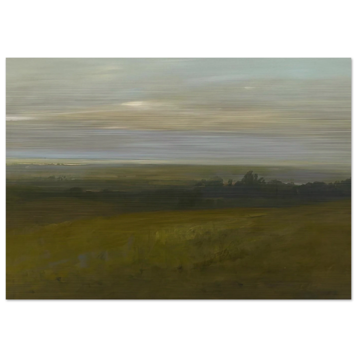 San Leandro Bay - Tonalism - Xavier Martinez Brushed Aluminum Print - 70x100 cm / 28x40 inches | Xavier Martinez Aluminum Print | Xavier Martinez Prints