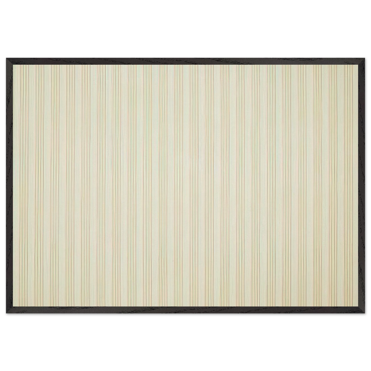 Ice Box P506 - 1969 - Gene Davis Framed Art Print – Black Wooden Frame - Default Title - -Framed Art Print