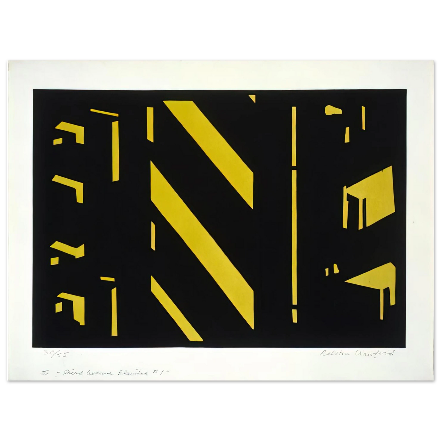 Ralston Crawford - Third Avenue Elevated #1 1951 - Purism Fine Art Poster - Default Title