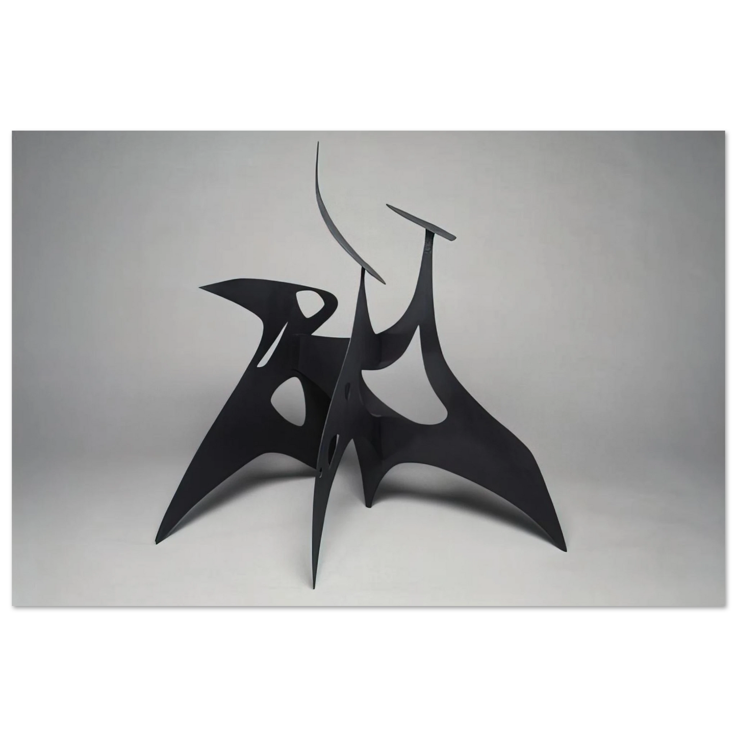 Alexander Calder - MUCH PIERCED 1947 Fine Art Poster - 75x100 cm / 30x40 inches