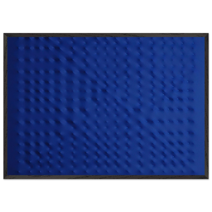 Untitled - 2009 N2 - Enrico Castellani 70x100 cm / 28x40 inches Framed Art Print – Black Wooden Frame