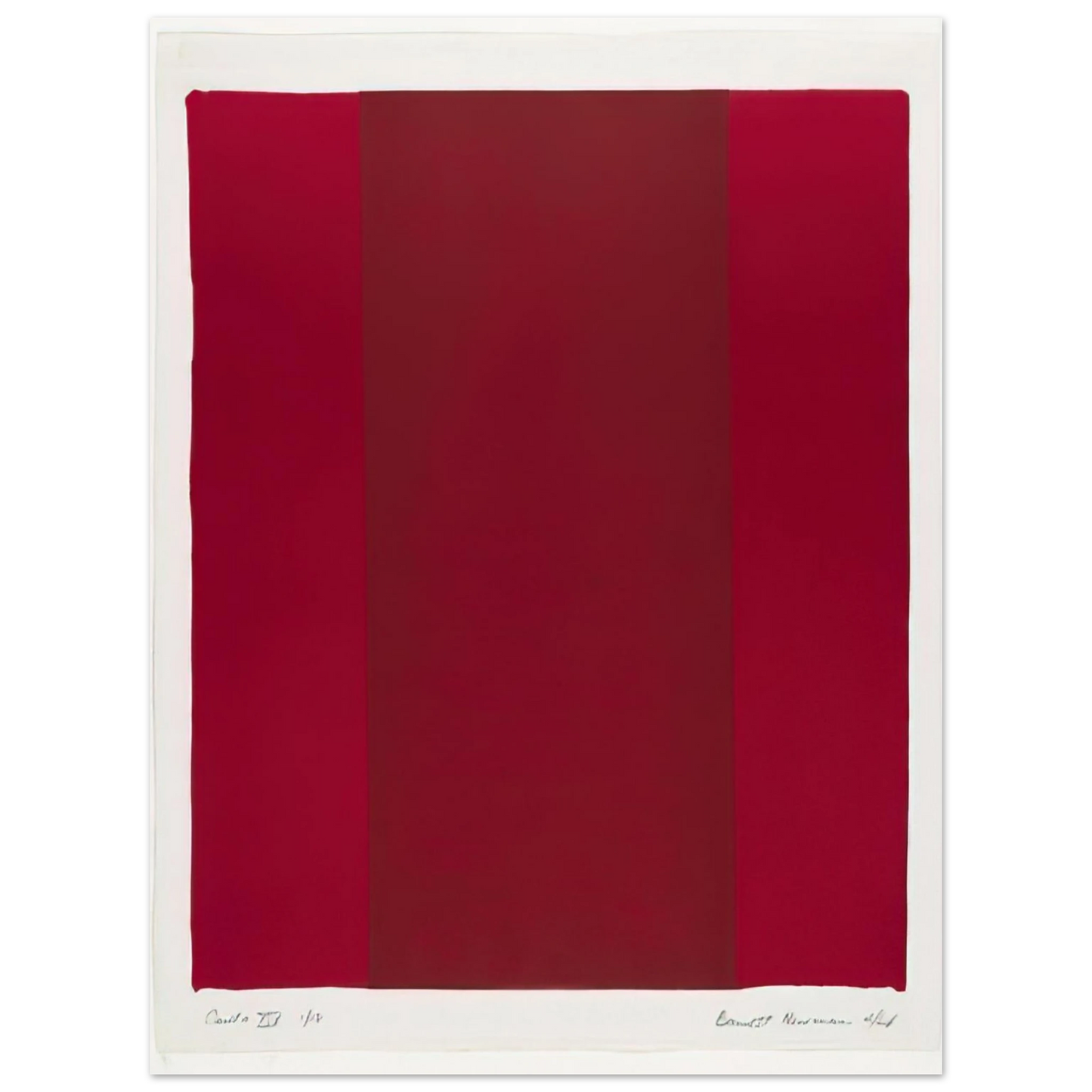 Barnett Newman - Canto XIV Fine Art Poster - Default Title